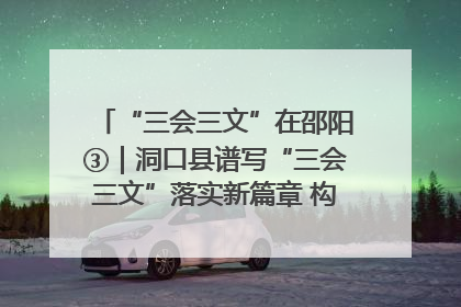 “三会三文”在邵阳③｜洞口县谱写“三会三文”落实新篇章 构建协同联动大格局