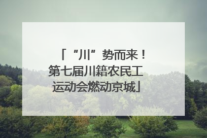 “川”势而来！第七届川籍农民工运动会燃动京城