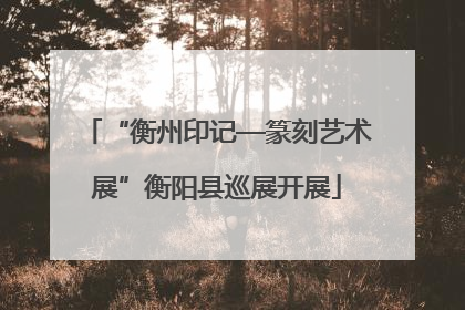 “衡州印记—篆刻艺术展”衡阳县巡展开展