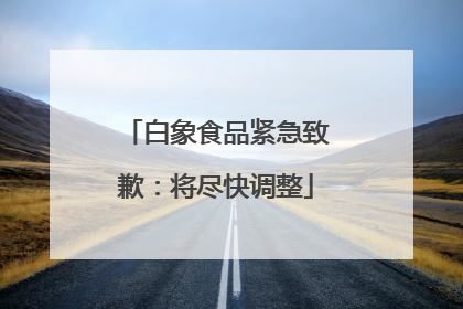白象食品紧急致歉：将尽快调整