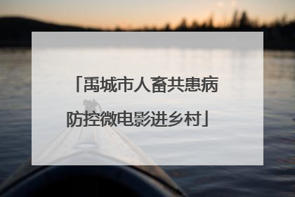 禹城市人畜共患病防控微电影进乡村
