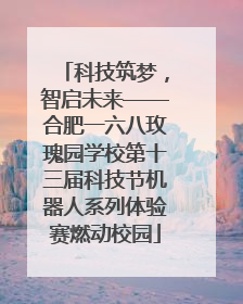 科技筑梦，智启未来——合肥一六八玫瑰园学校第十三届科技节机器人系列体验赛燃动校园