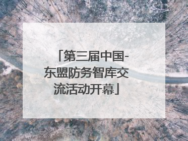 第三届中国-东盟防务智库交流活动开幕