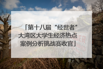 第十八届“经世者”大湾区大学生经济热点案例分析挑战赛收官
