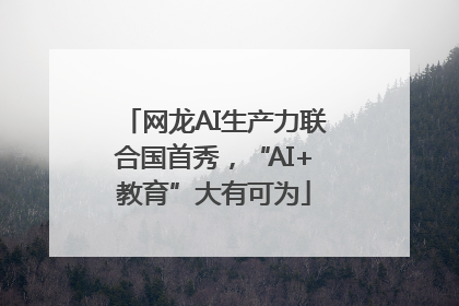 网龙AI生产力联合国首秀，“AI+教育”大有可为