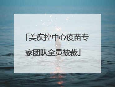 美疾控中心疫苗专家团队全员被裁