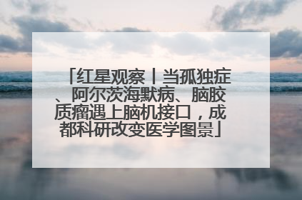 红星观察丨当孤独症、阿尔茨海默病、脑胶质瘤遇上脑机接口，成都科研改变医学图景