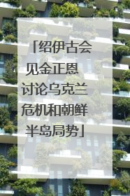 绍伊古会见金正恩 讨论乌克兰危机和朝鲜半岛局势