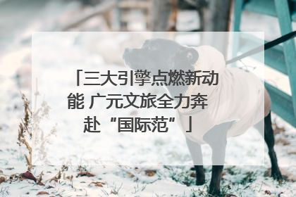 三大引擎点燃新动能 广元文旅全力奔赴“国际范”