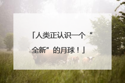 人类正认识一个“全新”的月球！