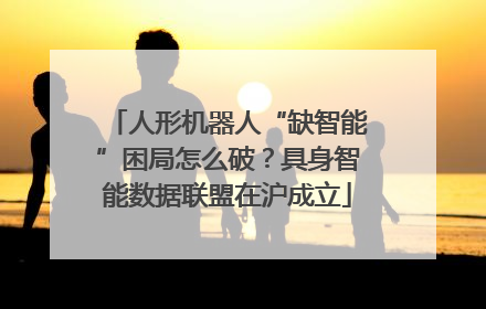 人形机器人“缺智能”困局怎么破？具身智能数据联盟在沪成立