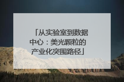 从实验室到数据中心：美光颗粒的产业化突围路径