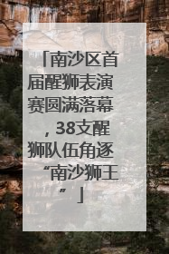 南沙区首届醒狮表演赛圆满落幕，38支醒狮队伍角逐“南沙狮王”