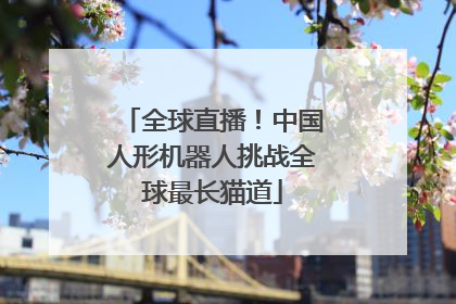 全球直播！中国人形机器人挑战全球最长猫道