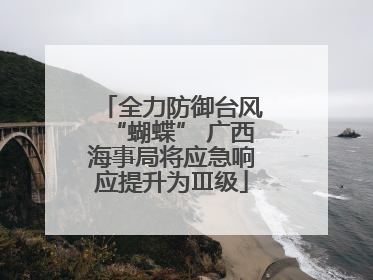 全力防御台风“蝴蝶” 广西海事局将应急响应提升为Ⅲ级