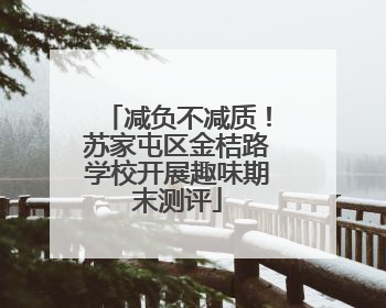 减负不减质！苏家屯区金桔路学校开展趣味期末测评