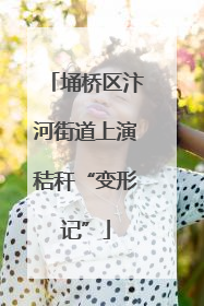 埇桥区汴河街道上演秸秆“变形记”