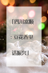 四川富顺：豆花香里话振兴