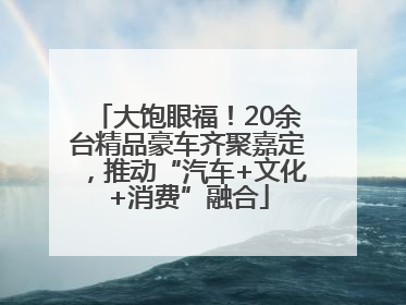 大饱眼福！20余台精品豪车齐聚嘉定，推动“汽车+文化+消费”融合