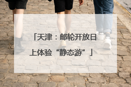 天津：邮轮开放日上体验“静态游”