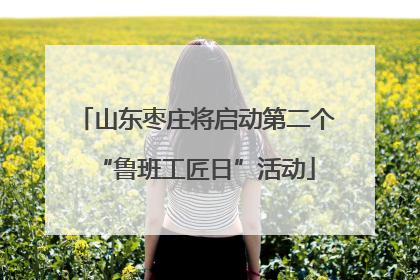 山东枣庄将启动第二个“鲁班工匠日”活动