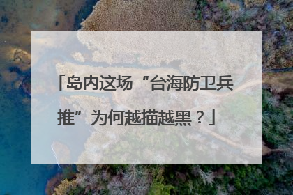 岛内这场“台海防卫兵推”为何越描越黑？