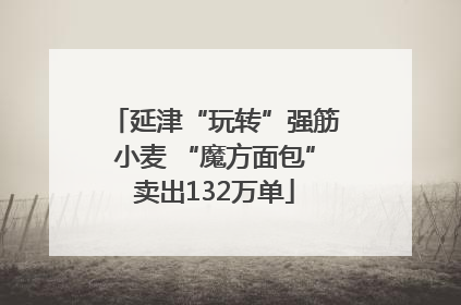 延津“玩转”强筋小麦 “魔方面包”卖出132万单
