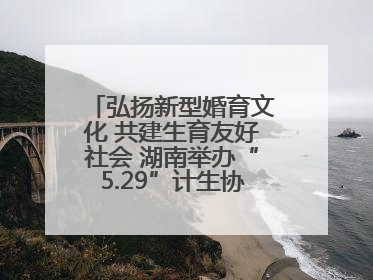 弘扬新型婚育文化 共建生育友好社会 湖南举办“5.29”计生协会员日活动