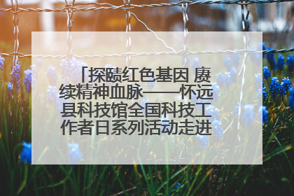探赜红色基因 赓续精神血脉——怀远县科技馆全国科技工作者日系列活动走进怀远县实验中学