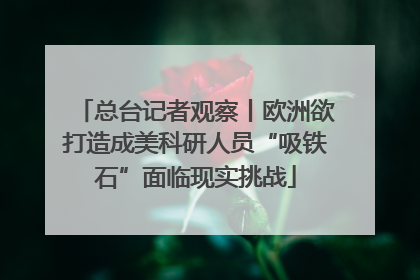 总台记者观察丨欧洲欲打造成美科研人员“吸铁石”面临现实挑战
