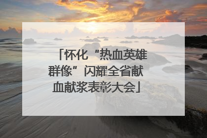 怀化“热血英雄群像”闪耀全省献血献浆表彰大会