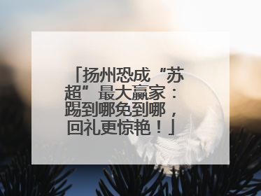 扬州恐成“苏超”最大赢家：踢到哪免到哪，回礼更惊艳！