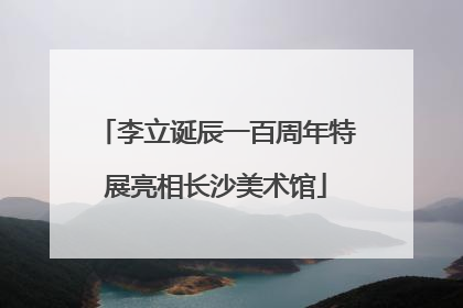 李立诞辰一百周年特展亮相长沙美术馆