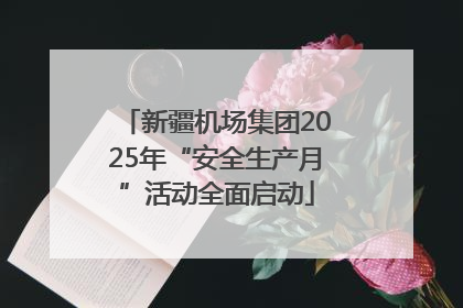 新疆机场集团2025年“安全生产月”活动全面启动