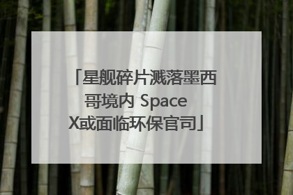 星舰碎片溅落墨西哥境内 SpaceX或面临环保官司
