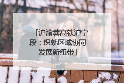 沪渝蓉高铁沪宁段：织就区域协同发展新纽带
