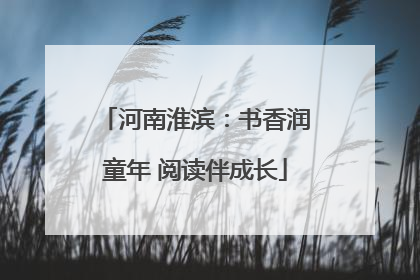 河南淮滨：书香润童年 阅读伴成长