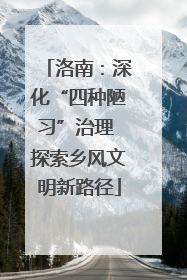 洛南：深化“四种陋习”治理 探索乡风文明新路径