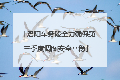 洛阳车务段全力确保第三季度调图安全平稳