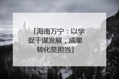 海南万宁：以学促干谋发展，成果转化显担当