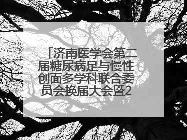 济南医学会第二届糖尿病足与慢性创面多学科联合委员会换届大会暨2025年学术年会成功举行