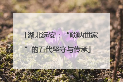 湖北远安：“唢呐世家”的五代坚守与传承