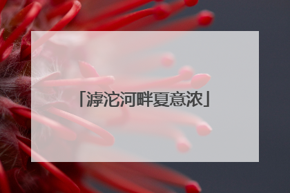 滹沱河畔夏意浓