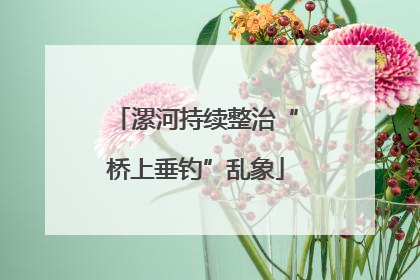 漯河持续整治“桥上垂钓”乱象