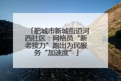 肥城市新城街道河西社区：网格员“新老接力”跑出为民服务“加速度”