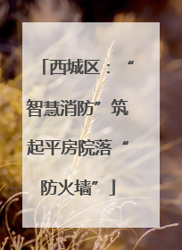 西城区：“智慧消防”筑起平房院落“防火墙”
