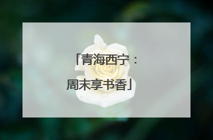 青海西宁：周末享书香