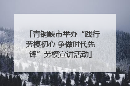 青铜峡市举办“践行劳模初心 争做时代先锋”劳模宣讲活动
