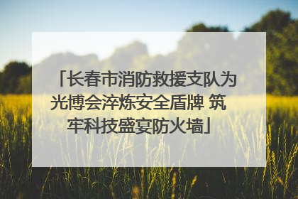 长春市消防救援支队为光博会淬炼安全盾牌 筑牢科技盛宴防火墙