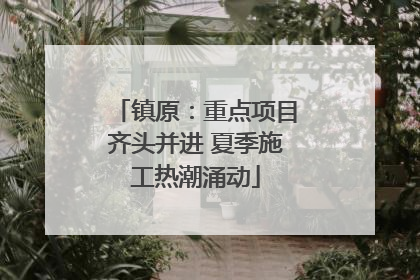 镇原：重点项目齐头并进 夏季施工热潮涌动